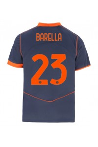 Fotbalové Dres Inter Milan Nicolo Barella #23 Třetí Oblečení 2025-26 Krátký Rukáv